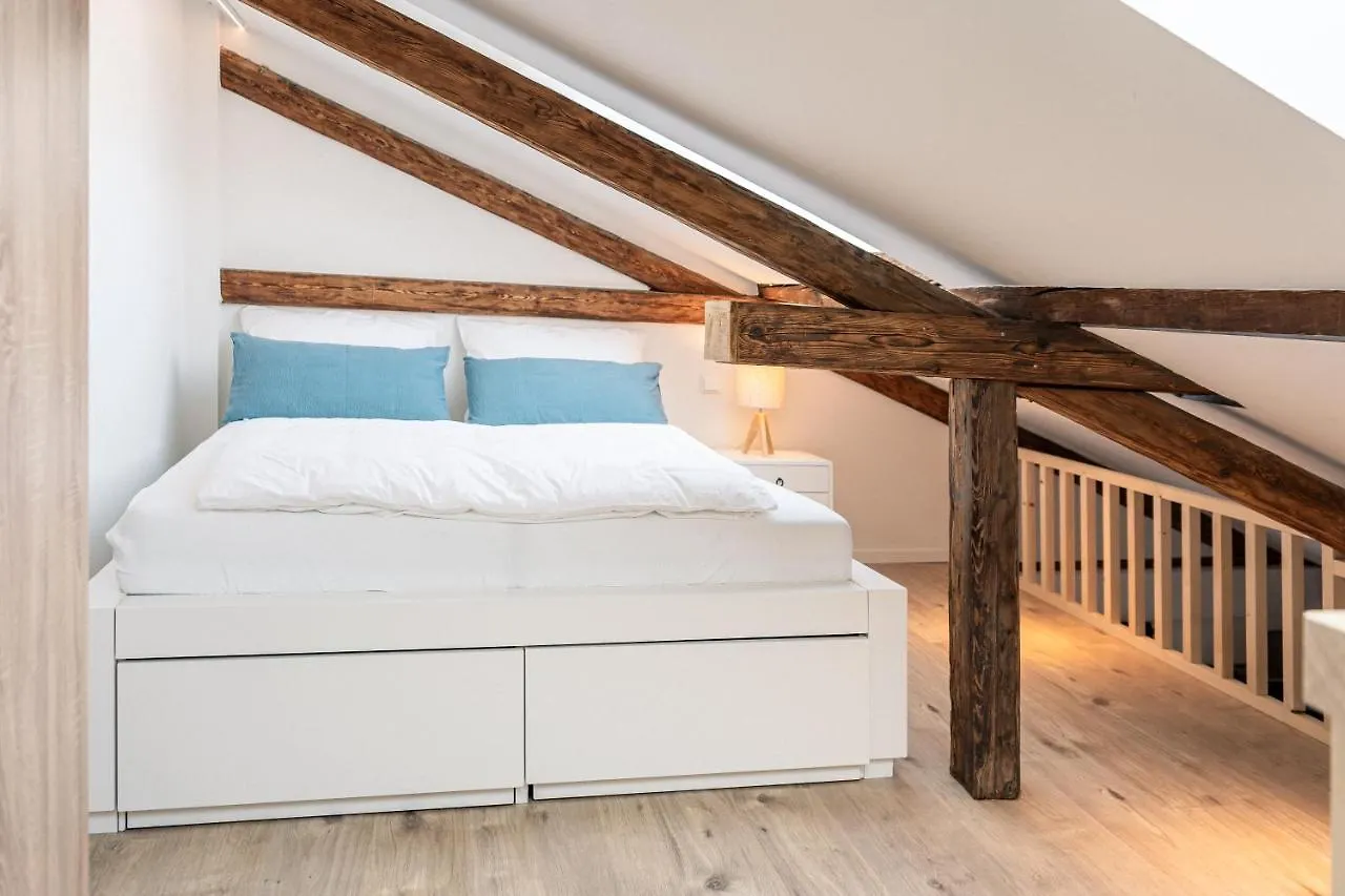 Daire Crest - Riverside Lofts Mit Parken I Balkon I Kueche I Regendusche Passau Almanya