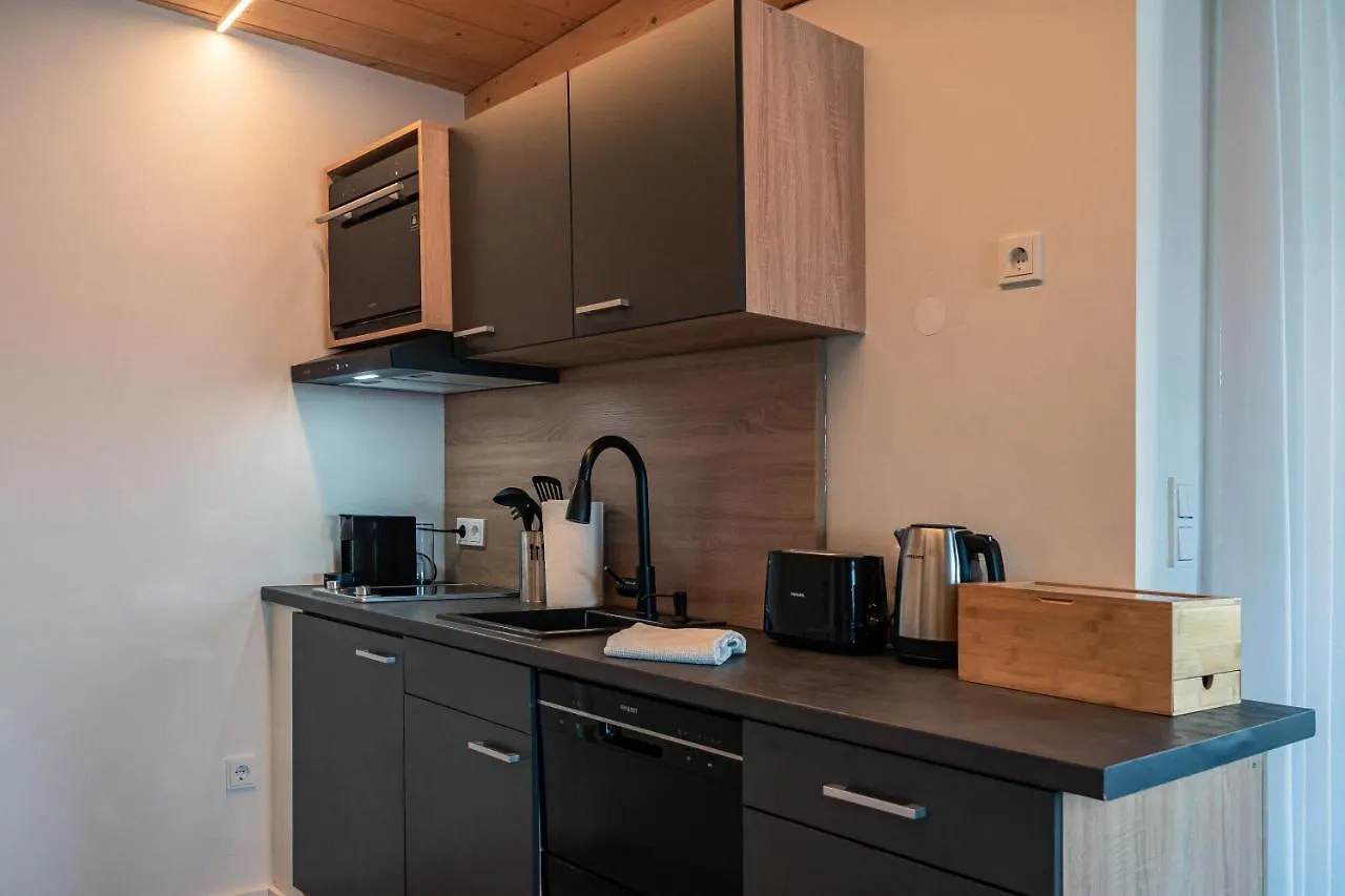 Daire Crest - Riverside Lofts Mit Parken I Balkon I Kueche I Regendusche Passau Almanya