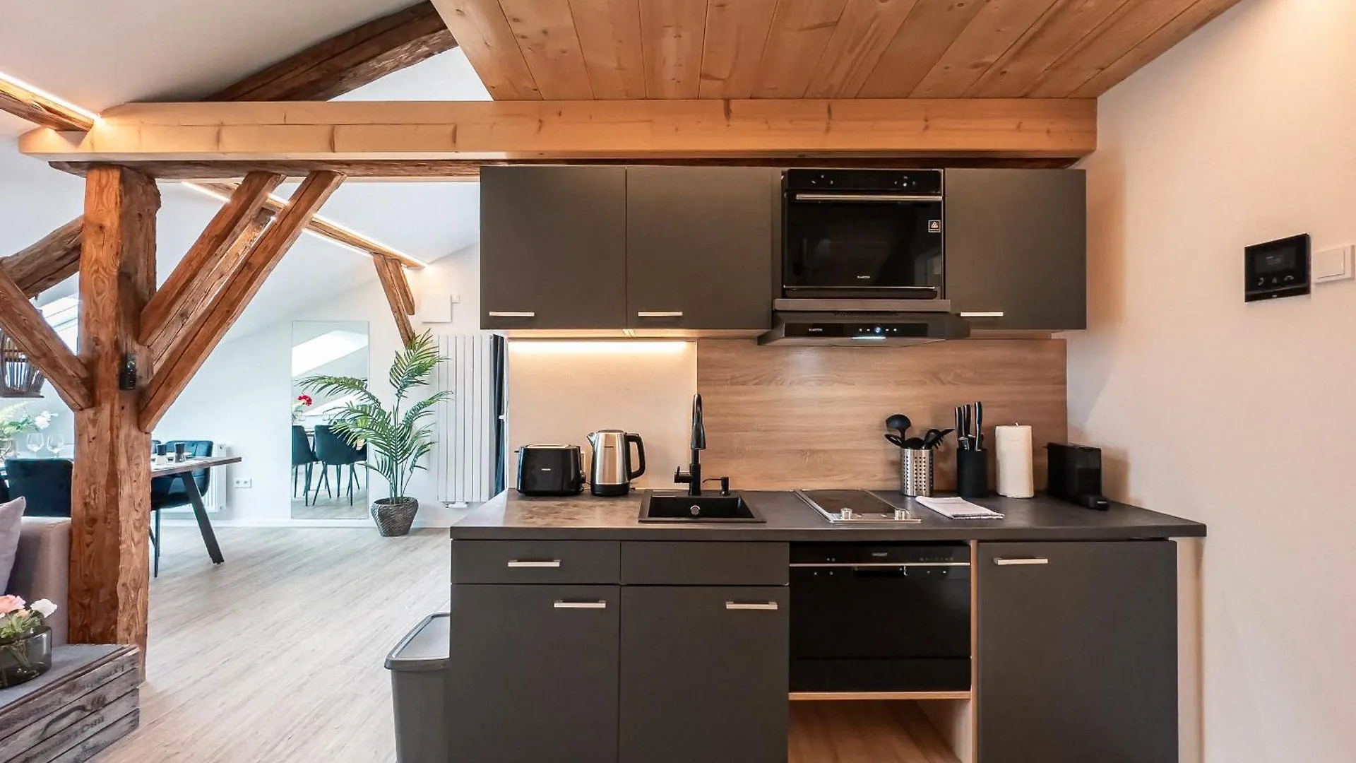 Crest - Riverside Lofts Mit Parken I Balkon I Kueche I Regendusche Passau 0*,